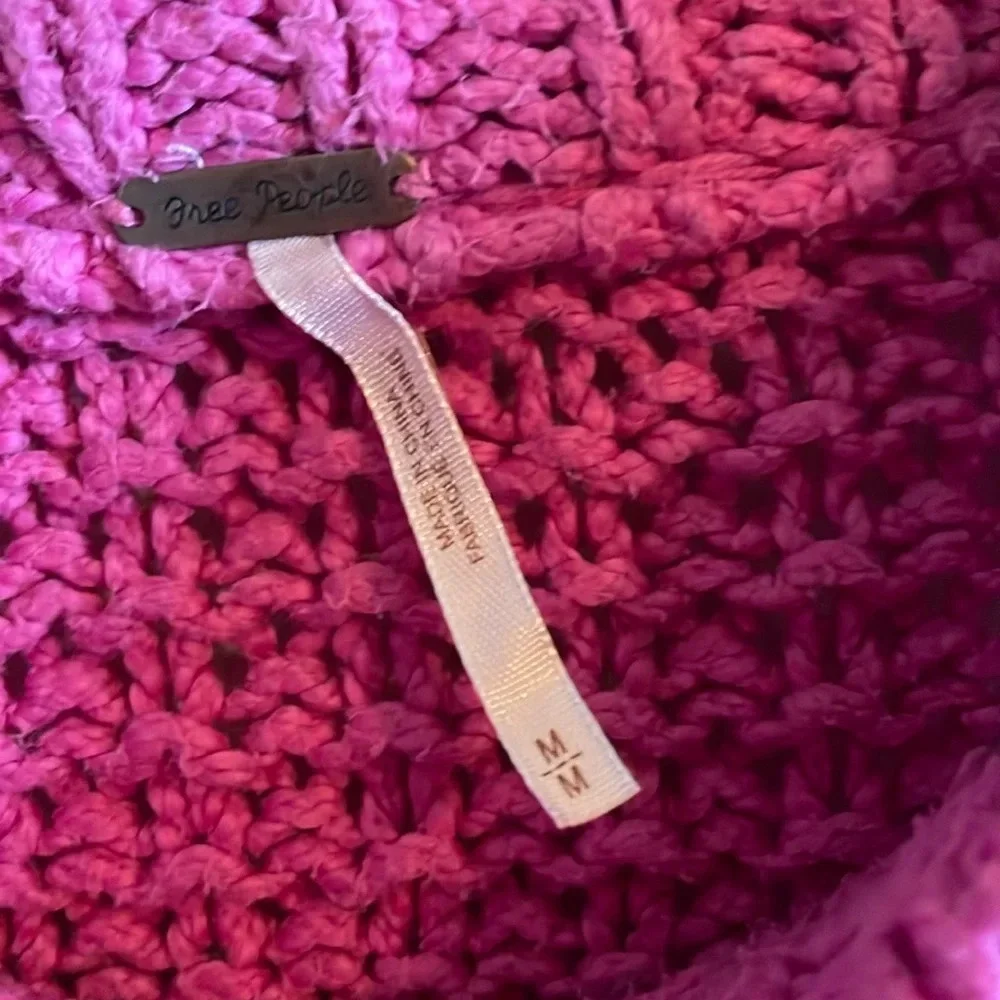 Free People Cutting Edge Cable Knit Sweater